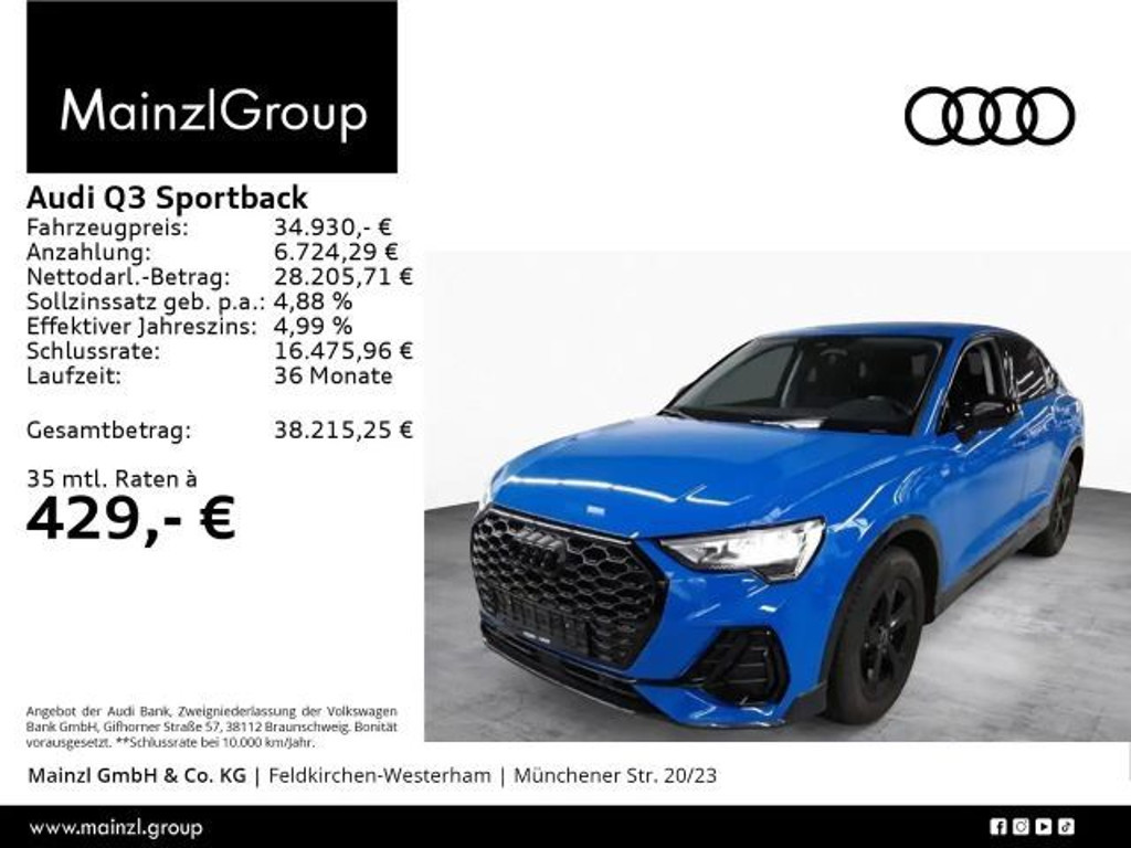 Audi Q3 S-Line S-Tronic 35 TFSI