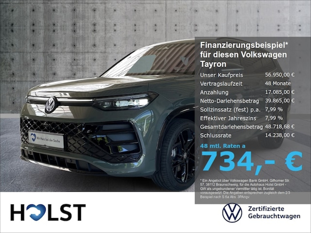 Volkswagen Tayron 4Motion DSG R-Line IQ.Drive 2.0 TDI