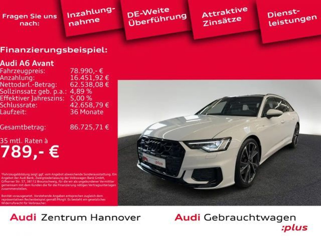 Audi A6 Quattro S-Line Hybride
