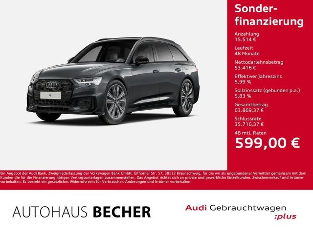 Audi A6 Avant Quattro S-Line S-Tronic Hybride