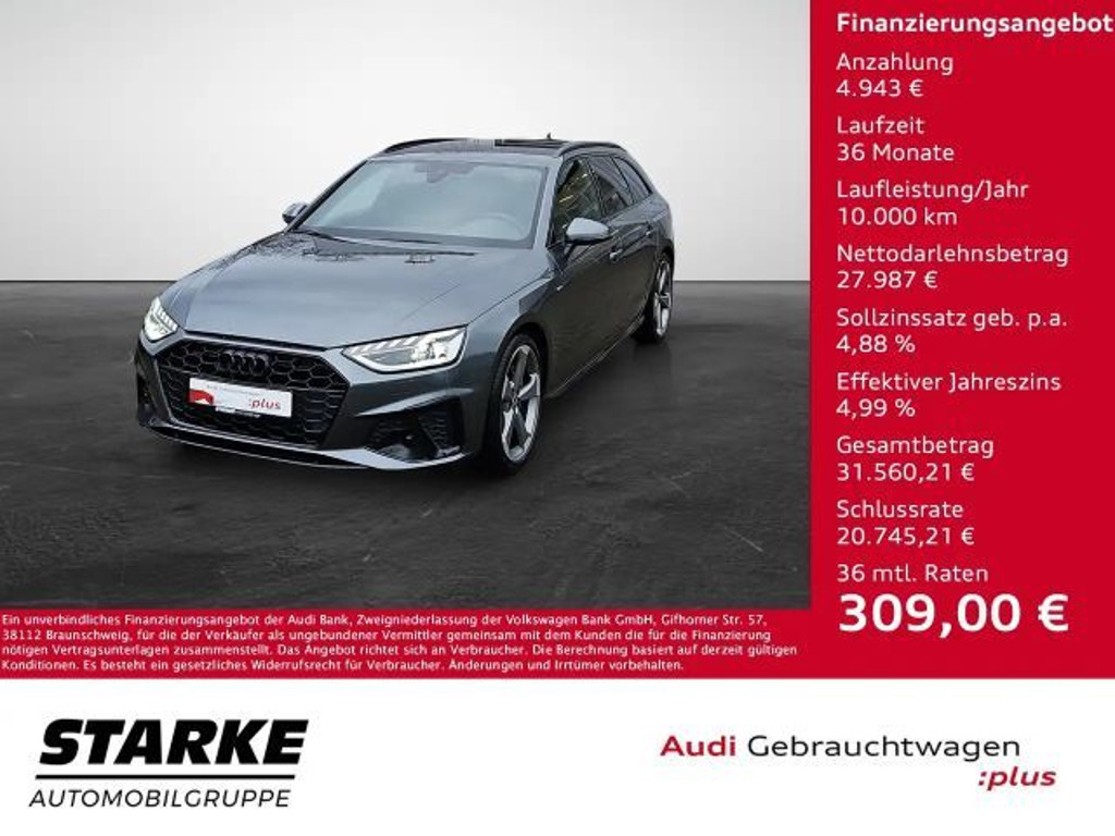 Audi A4 Avant S-Line S-Tronic 40 TFSI
