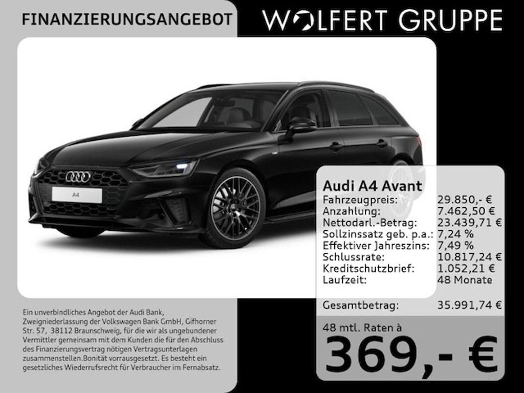 Audi A4 Avant S-Line S-Tronic 35 TDI
