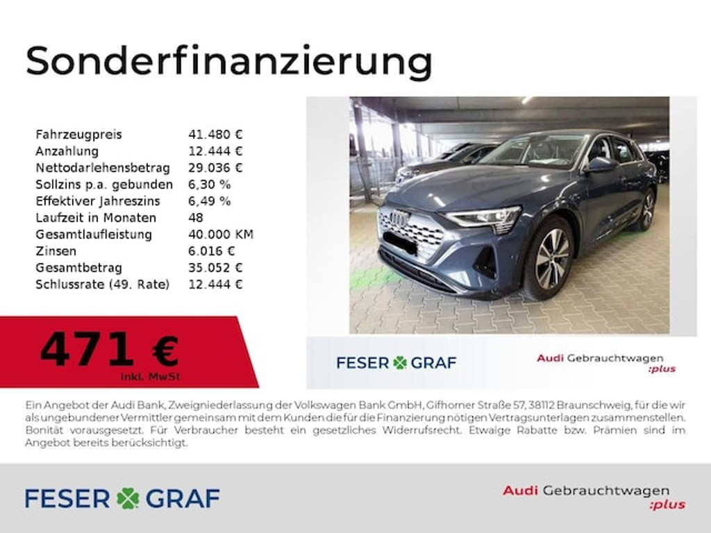 Audi Q8 e-tron Quattro 50