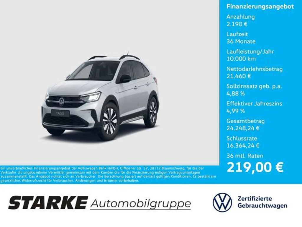 Volkswagen Taigo 1.0 TSI