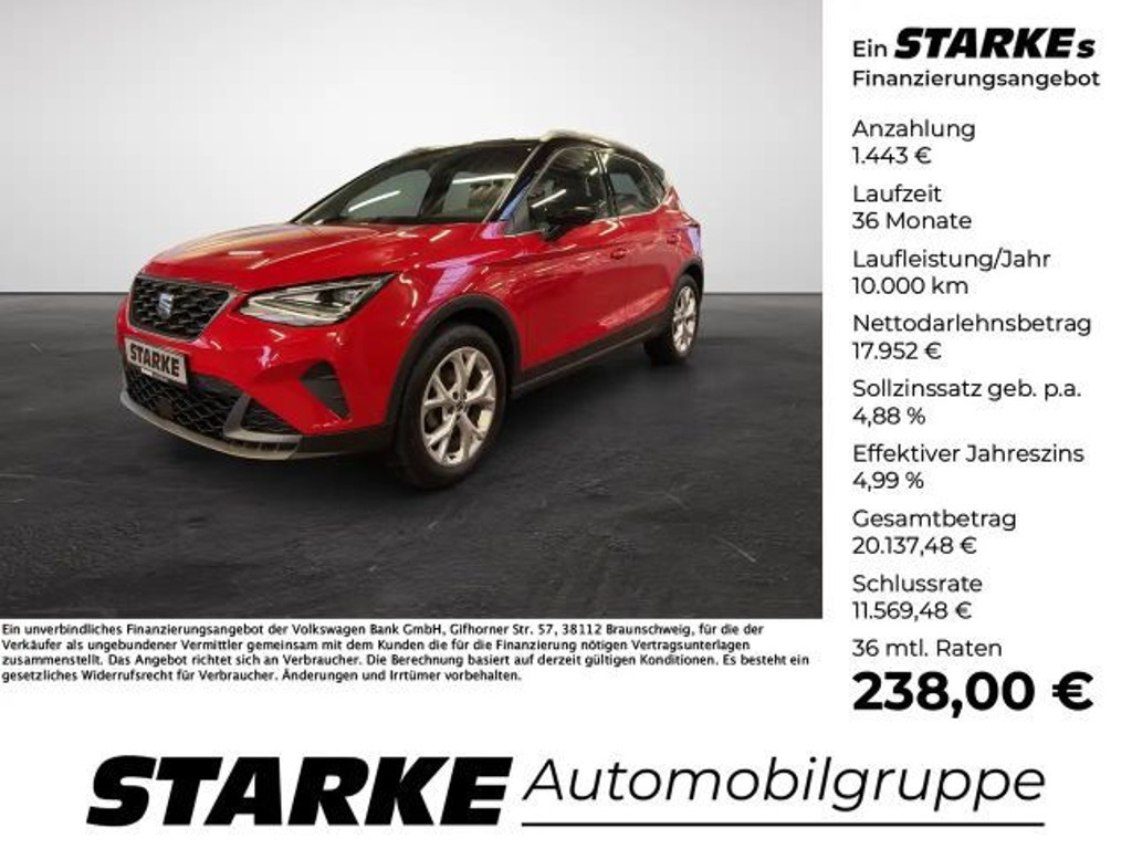 Seat Arona FR-lijn 1.0 TSI