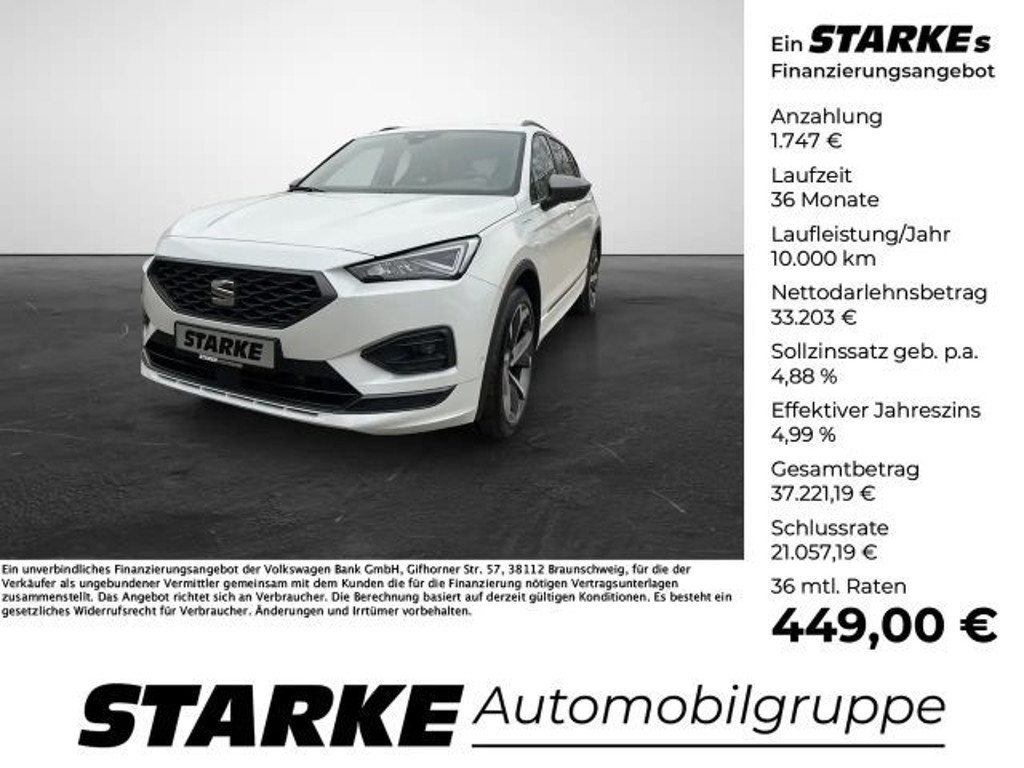 Seat Tarraco 1.4 TSI FR-lijn e-Hybrid DSG