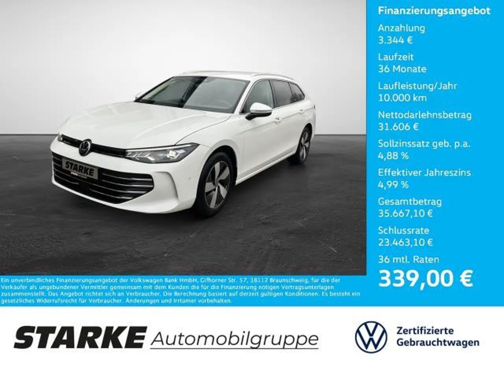 Volkswagen Passat Business DSG Variant 2.0 TDI