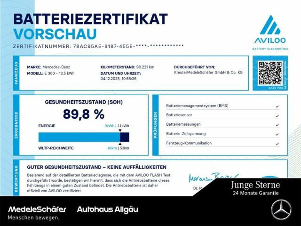 Mercedes-Benz E-Klasse E 300 4MATIC AMG Line Estate E 300 e E 300 de