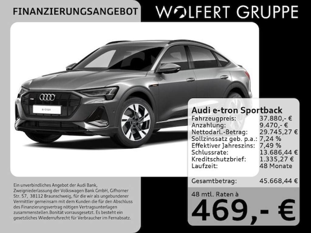 Audi e-tron Sportback Quattro S-Line 55