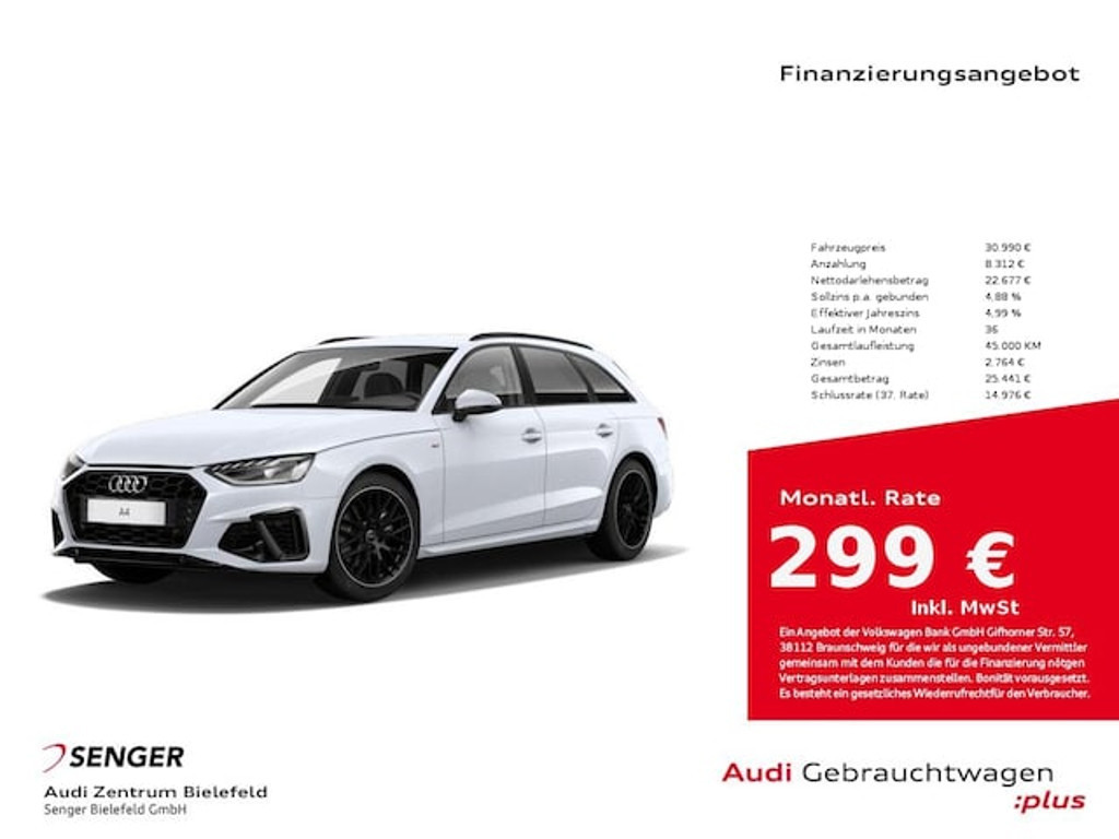 Audi A4 Avant S-Tronic 35 TDI