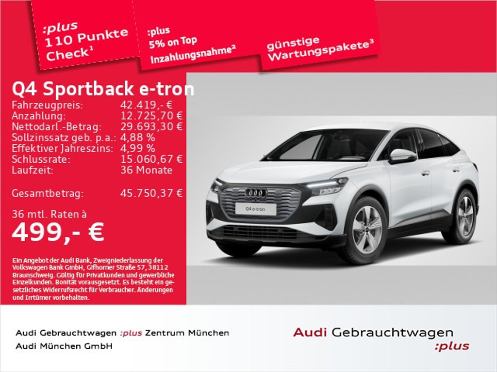 Audi Q4 e-tron Sportback