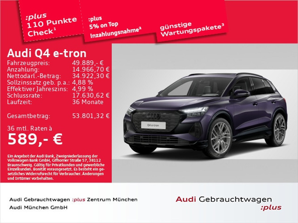 Audi Q4 e-tron Quattro