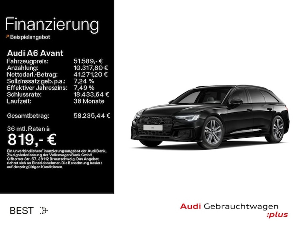 Audi A6 Avant Quattro S-Line S-Tronic 45 TDI