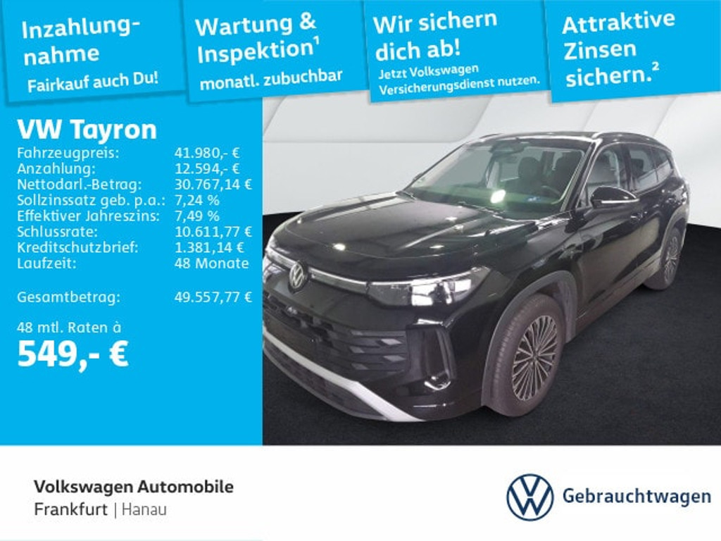 Volkswagen Tayron 4Motion DSG Life IQ.Drive 2.0 TDI