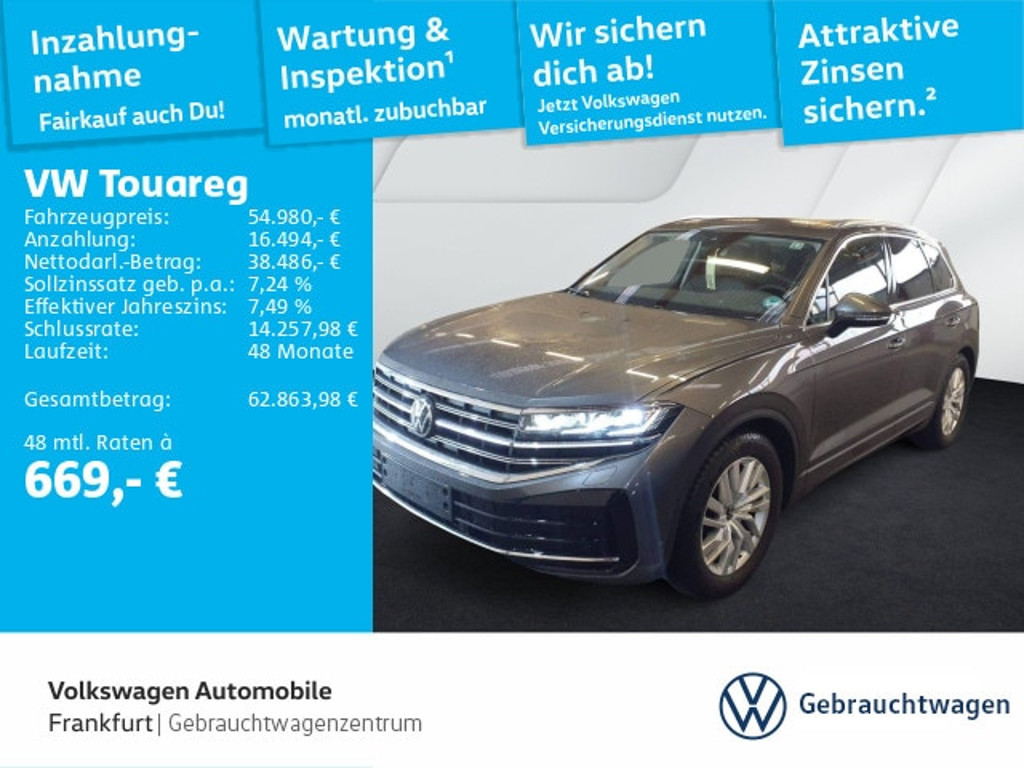Volkswagen Touareg 4Motion IQ.Drive 3.0 V6 TSI 3.0 V6 TDI Elegance Elegance