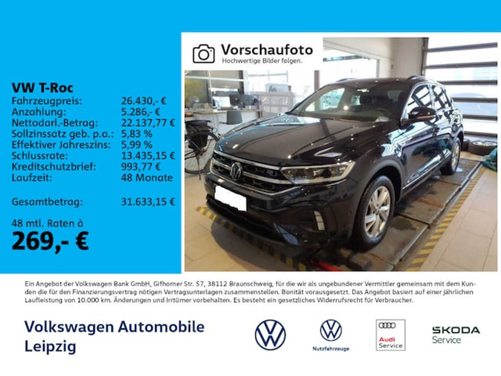 Volkswagen T-Roc DSG R-Line 1.5 TSI