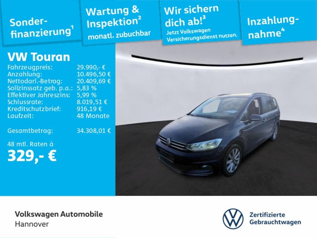Volkswagen Touran Highline 1.5 TSI