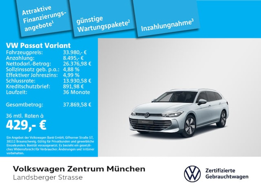 Volkswagen Passat Business Variant 1.5 eTSI