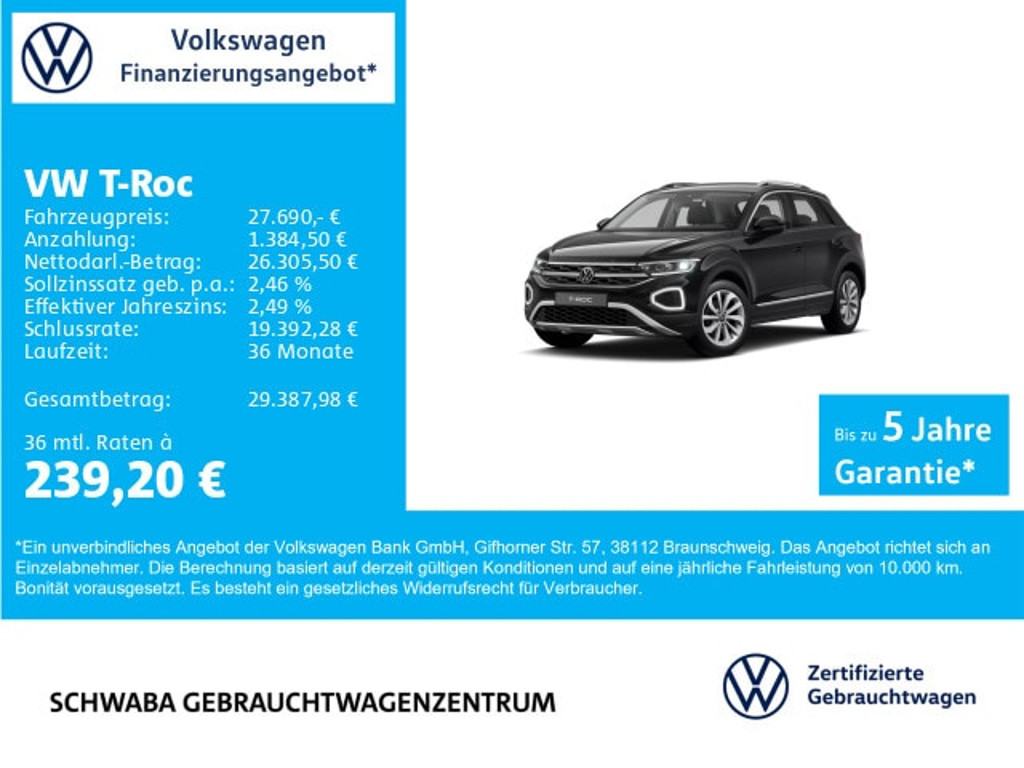 Volkswagen T-Roc Style 1.5 TSI