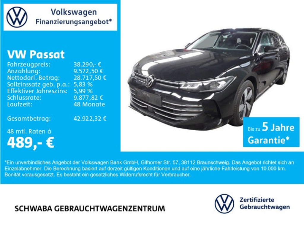 Volkswagen Passat Business DSG 1.5 eTSI