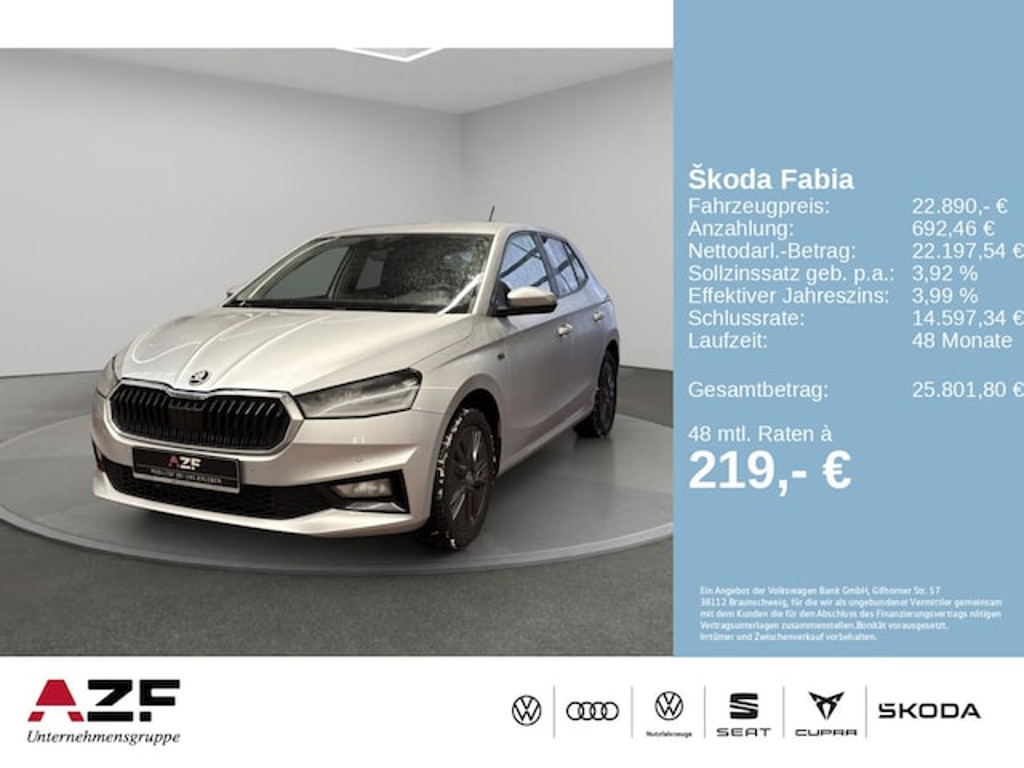 Skoda Fabia 1.0 TSI Tour