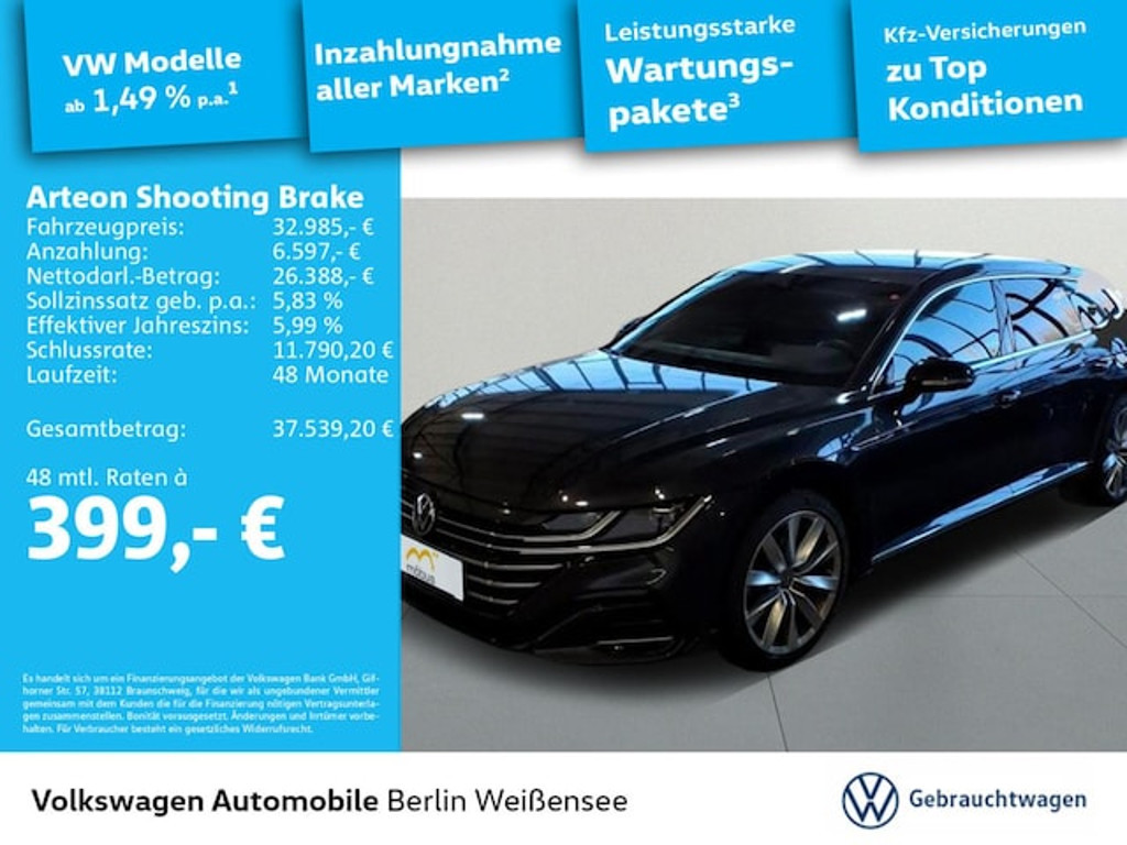 Volkswagen Arteon Shooting Brake DSG R-Line 2.0 TSI