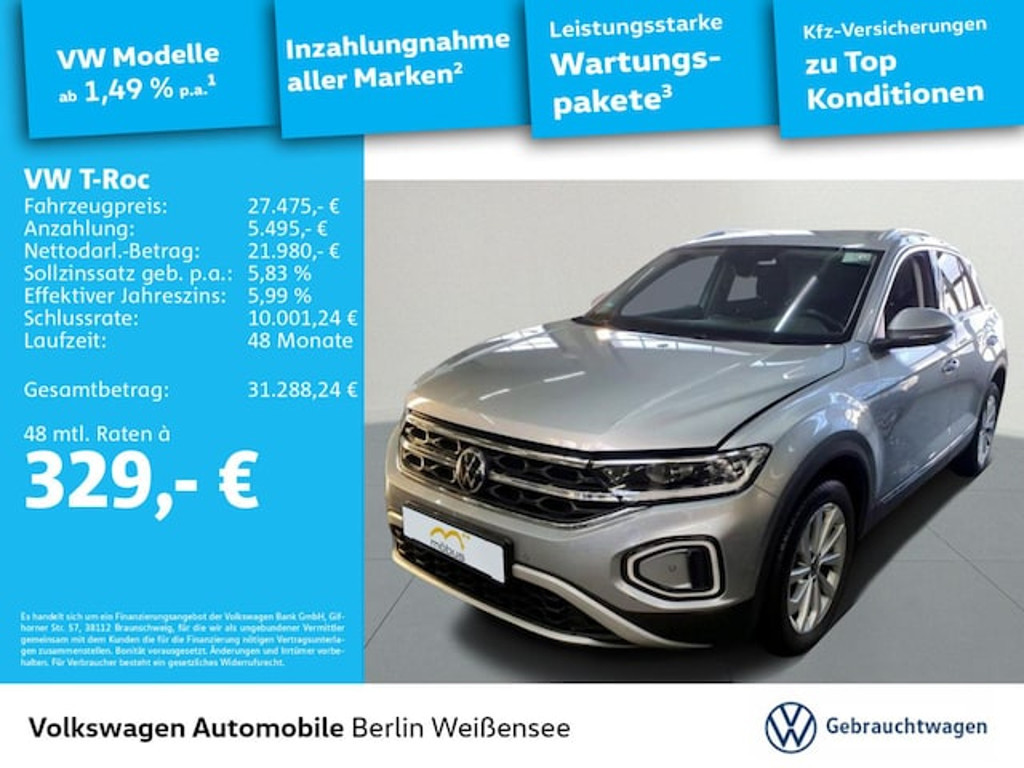 Volkswagen T-Roc DSG Style 2.0 TDI