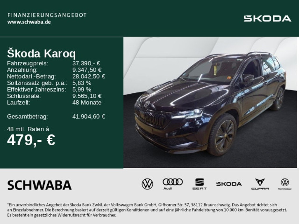 Skoda Karoq Sportline 2.0 TSI