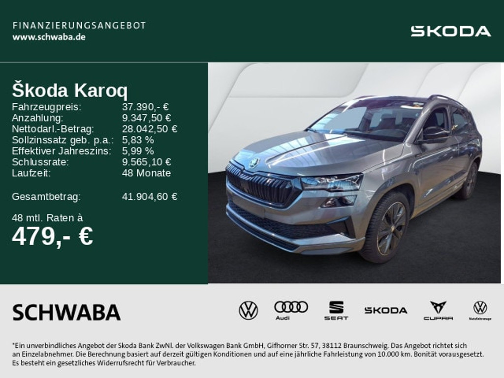 Skoda Karoq Sportline 2.0 TSI