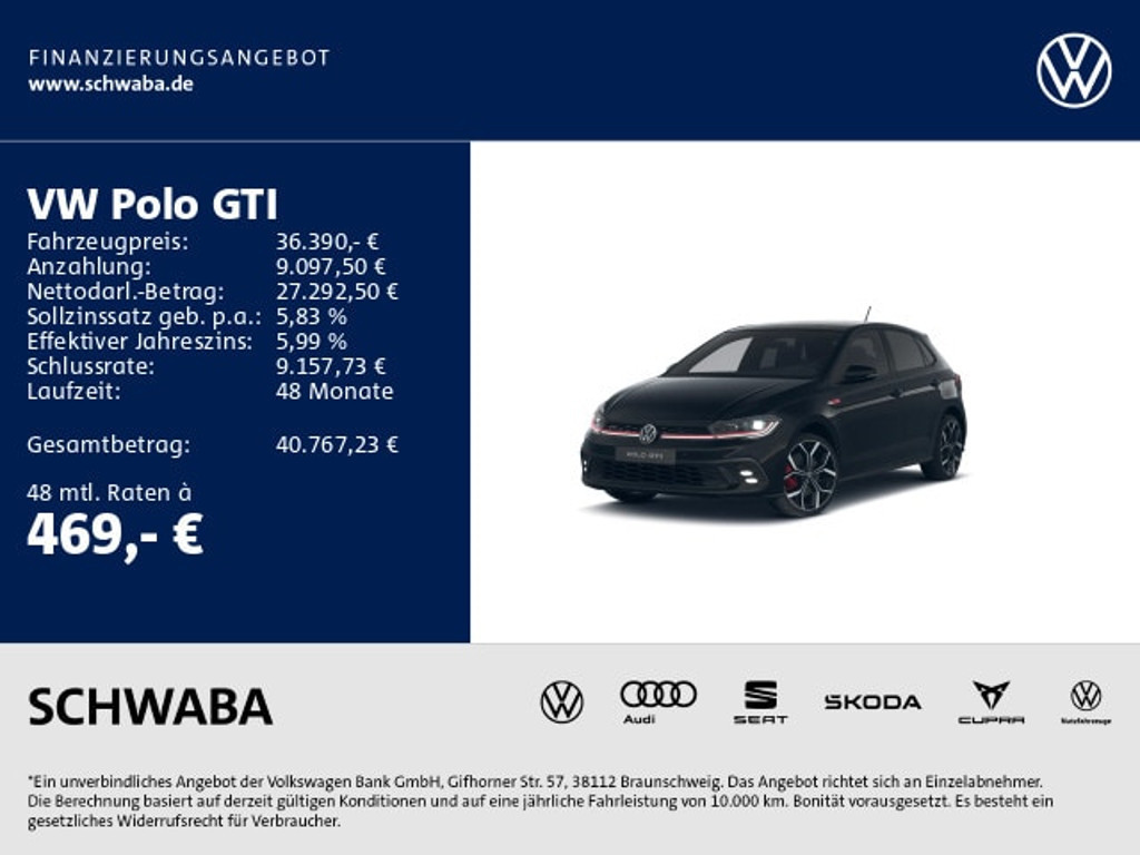 Volkswagen Polo DSG GTI IQ.Drive 2.0 TSI