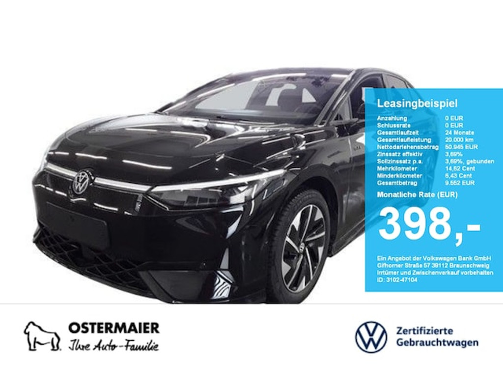 Volkswagen ID.7 340PS NP.79T AHK.20 .HEAD-UP.AREA-VIEW.HARMAN.DCC