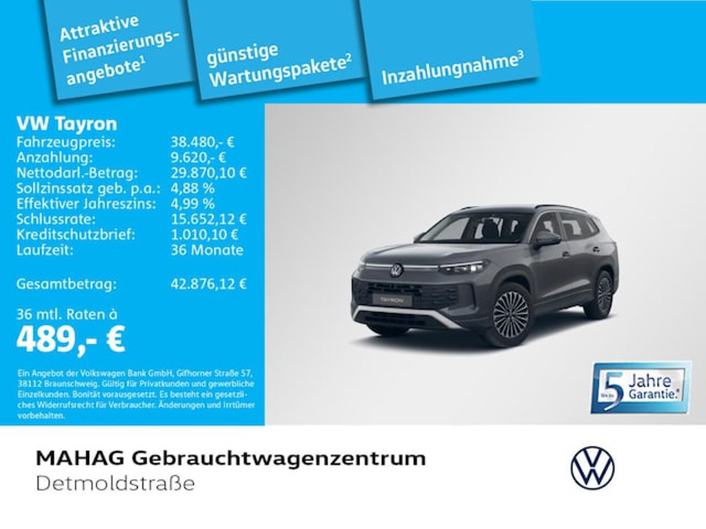 Volkswagen Tayron Life 1.5 eTSI