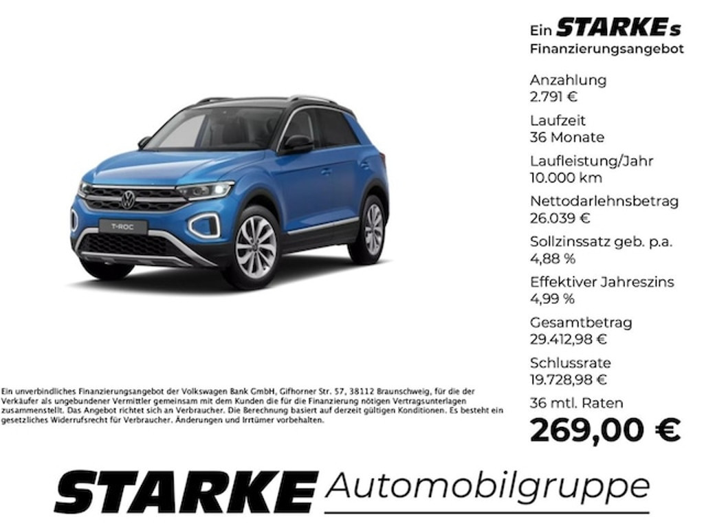 Volkswagen T-Roc Style 1.5 TSI