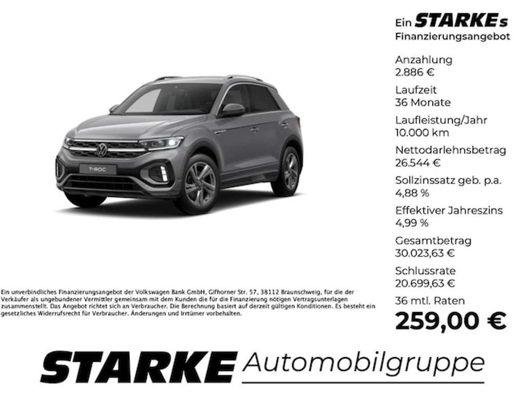 Volkswagen T-Roc R-Line 1.5 TSI