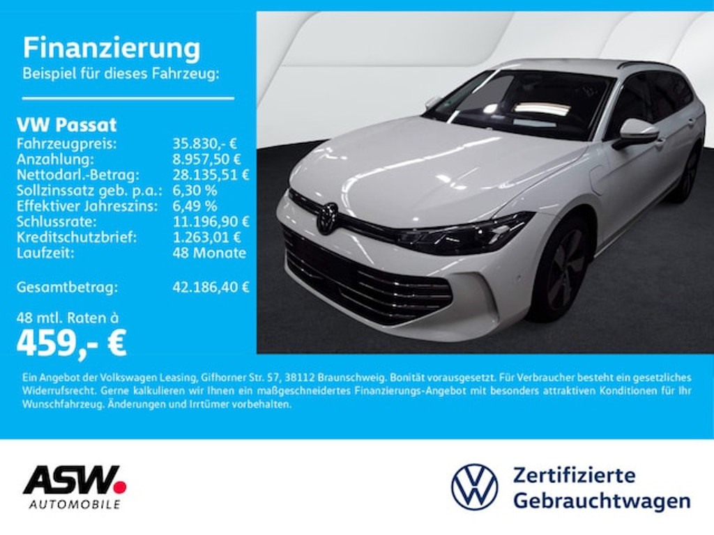 Volkswagen Passat Business DSG eHybrid 1.5 TSI