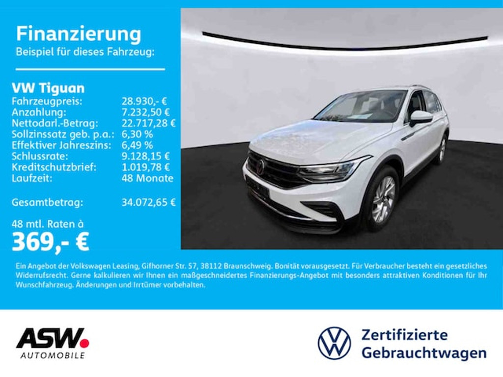 Volkswagen Tiguan DSG Life 2.0 TDI