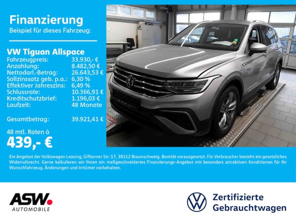 Volkswagen Tiguan DSG Life Allspace 2.0 TDI