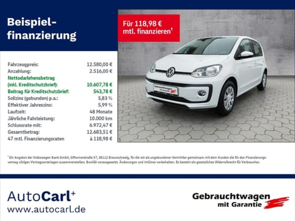 Volkswagen up! Move up! Move