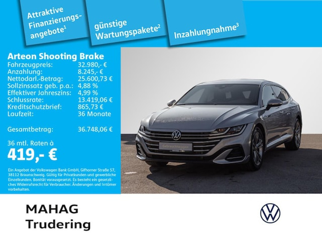 Volkswagen Arteon Shooting Brake DSG R-Line 2.0 TSI