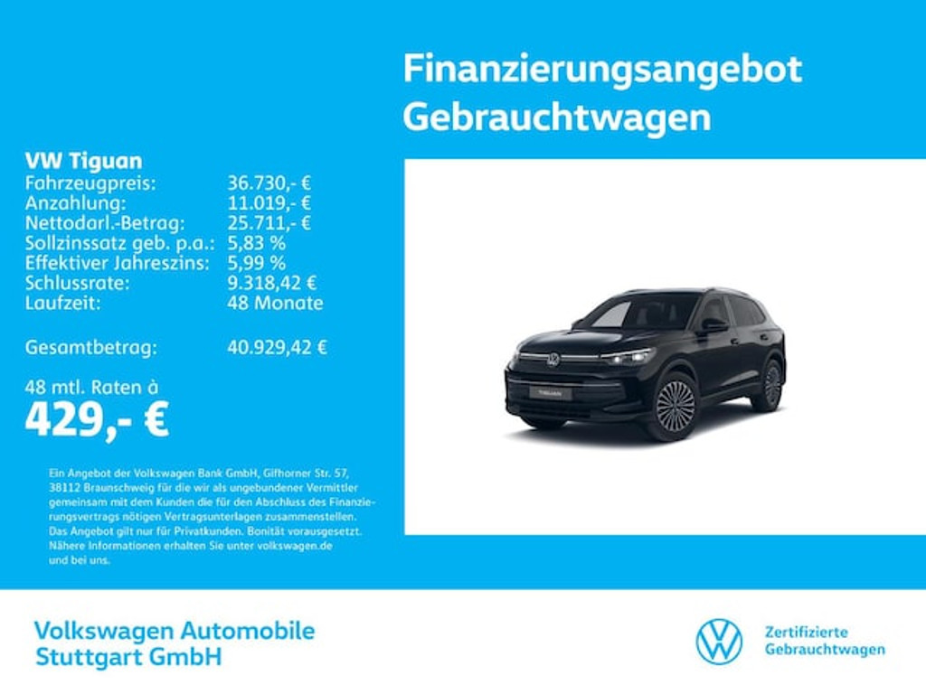 Volkswagen Tiguan Life 2.0 TDI