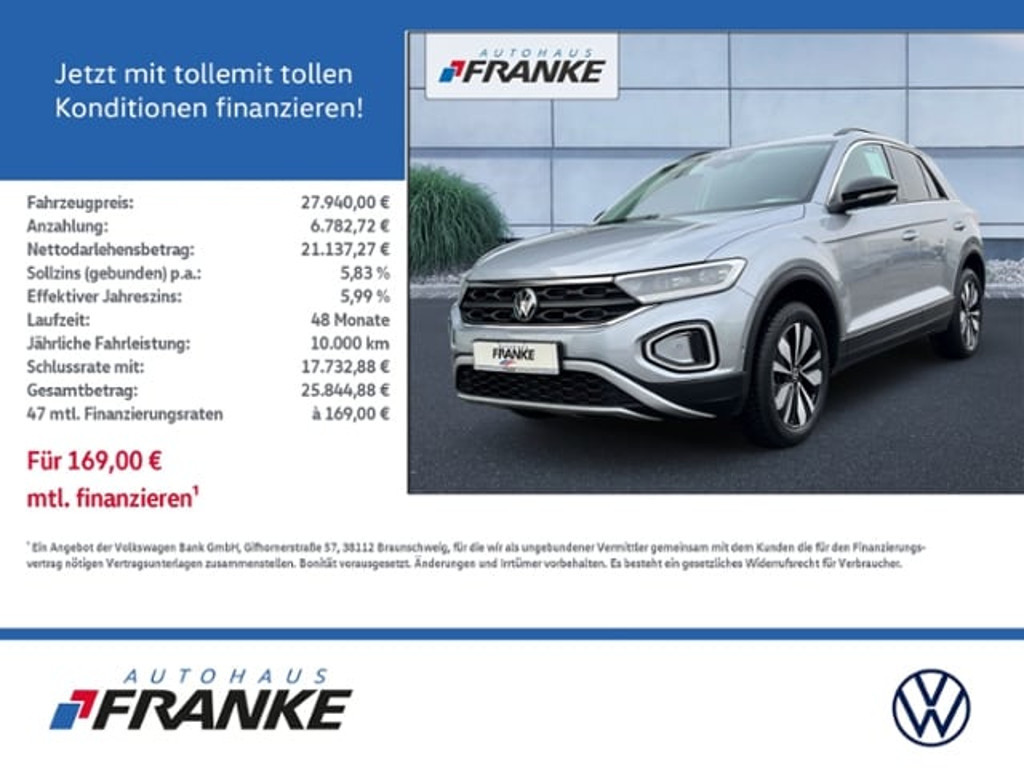 Volkswagen T-Roc Plus 1.0 TSI