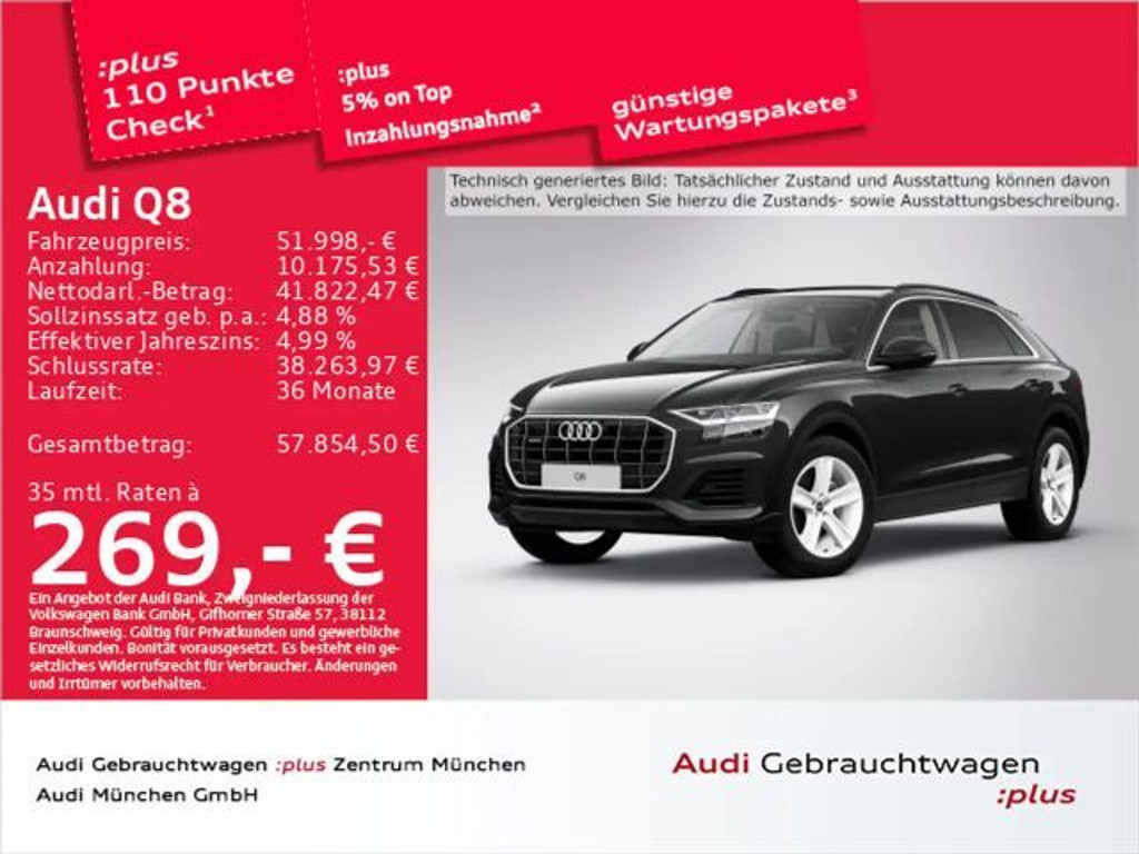 Audi Q8 Quattro 55 TFSI