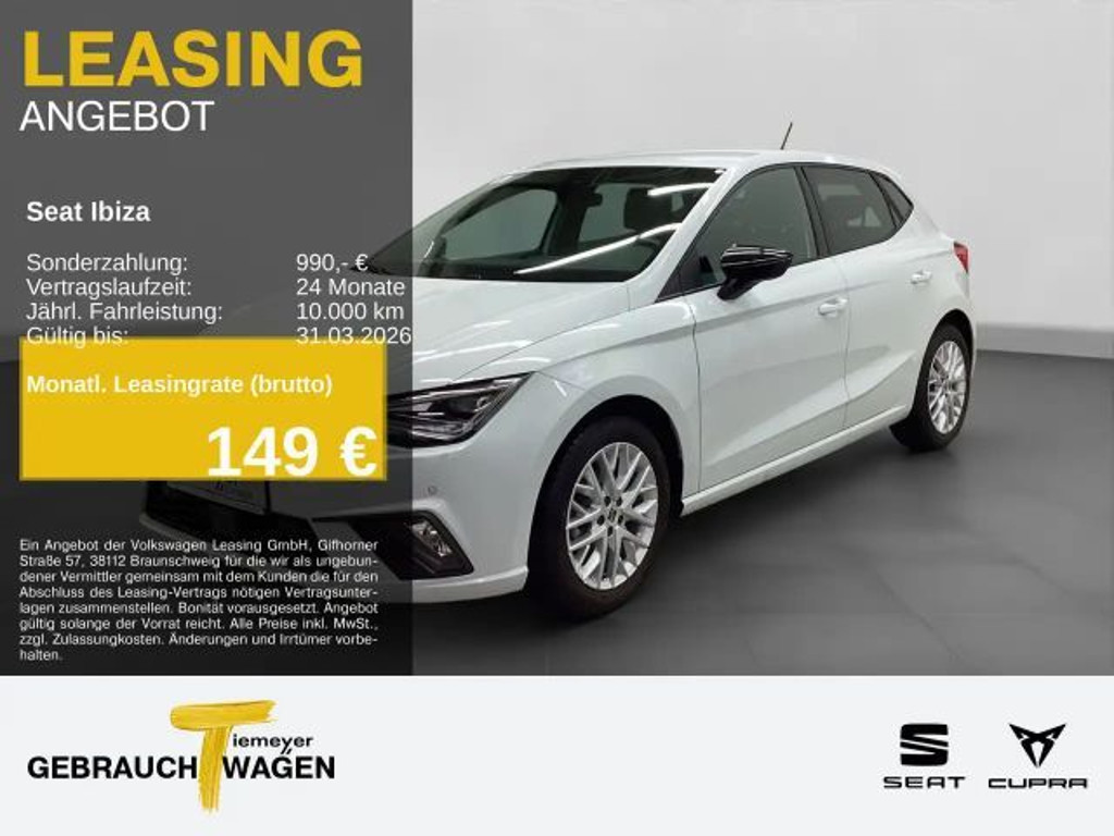 Seat Ibiza FR-lijn 1.0 TSI DSG