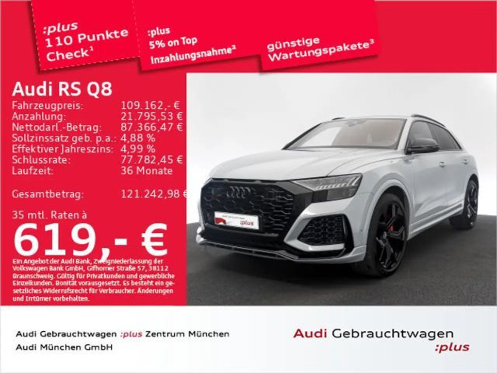 Audi RS Q8 Dynamik+/Keramik/Essentials/StdHzg