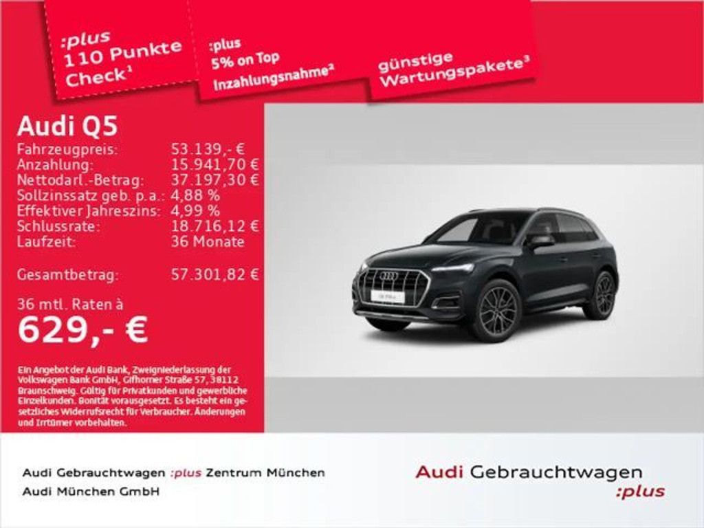 Audi Q5 Quattro S-Tronic Hybride 50 TFSI