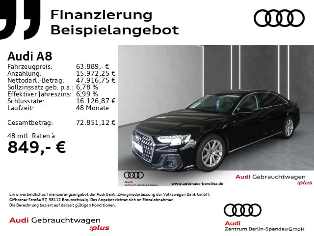 Audi A8 Quattro 50 TDI