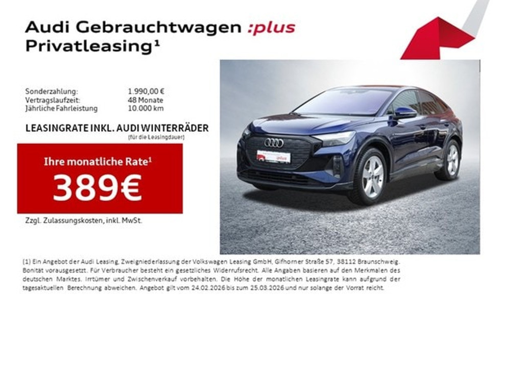 Audi Q4 e-tron Sportback