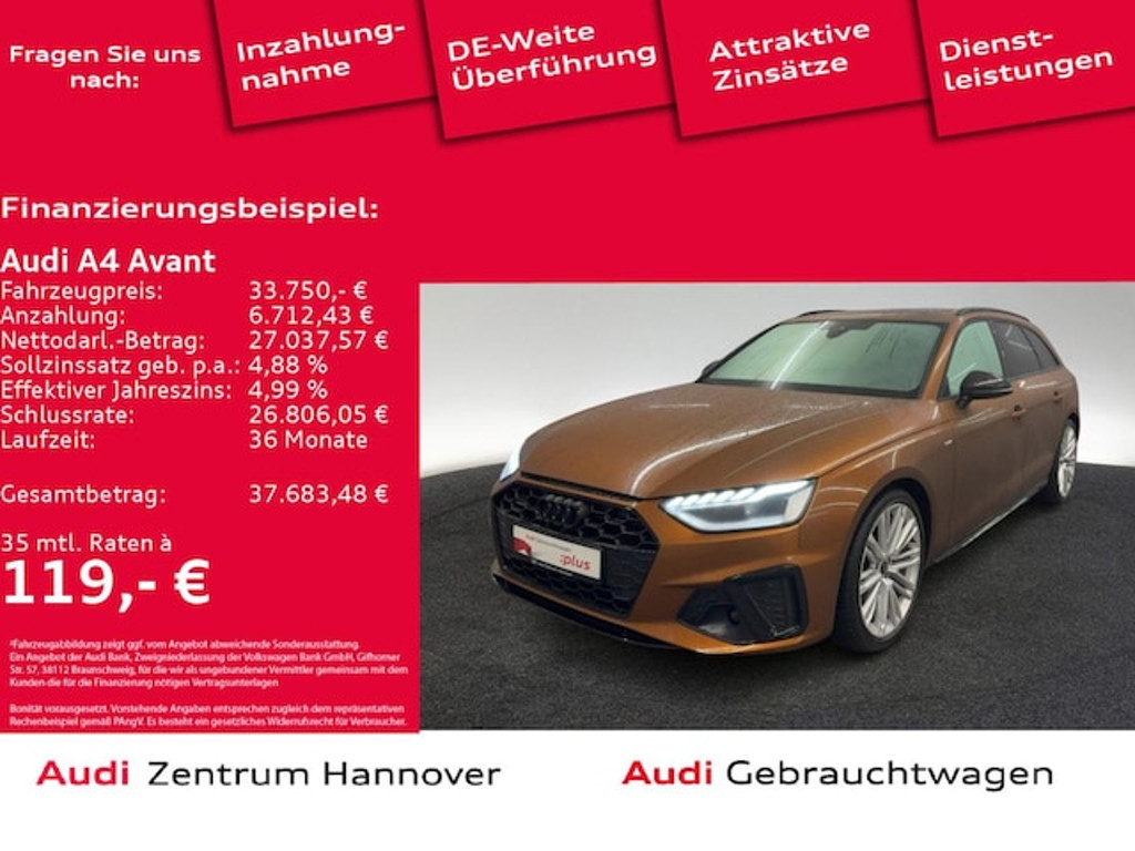 Audi A4 Avant Quattro S-Line S-Tronic 40 TFSI
