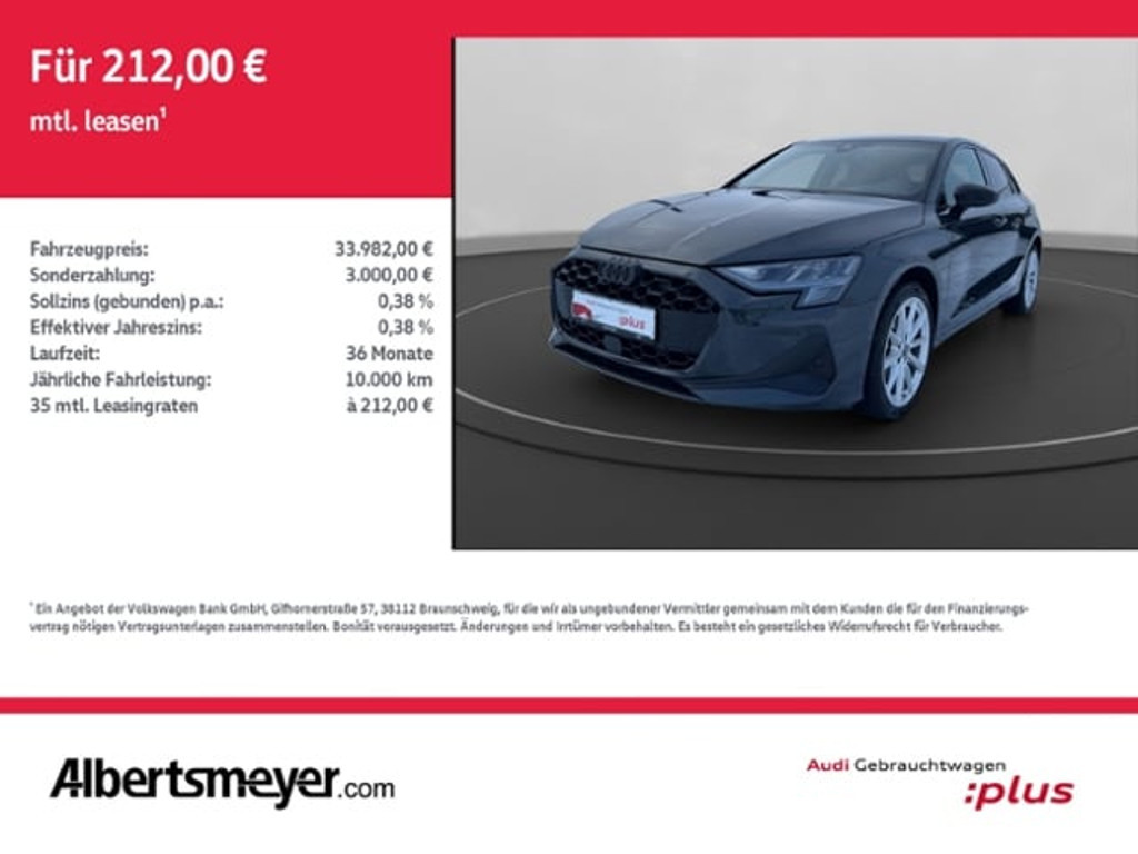 Audi A3 Sportback S-Tronic 35 TFSI