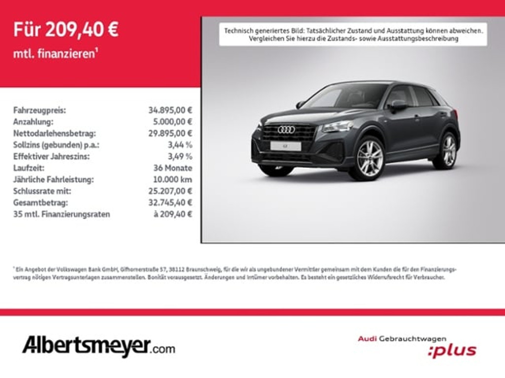 Audi Q2 S-Line S-Tronic 35 TFSI
